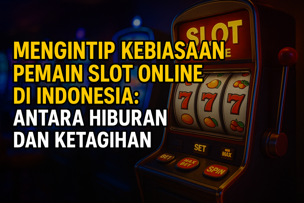 Mengintip Kebiasaan Pemain Slot Online di Indonesia: Antara Hiburan dan Ketagihan