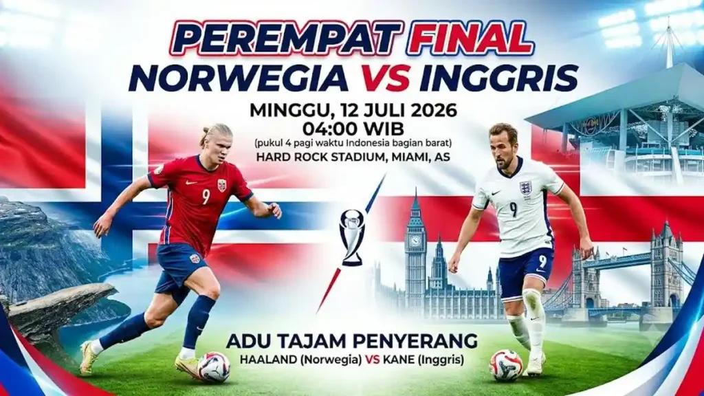 Piala Dunia 2026 memasuki fase krusial. Simak hasil pertandingan terbaru, tim yang lolos ke perempat final, dan persaingan semakin sengit.